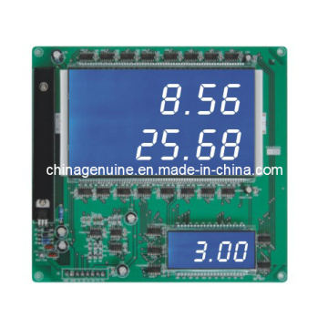 Zcheng 2 In1 Verkauf Liter Display Board Bildschirm (blauer Hintergrund)